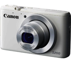Canon PowerShot S200 Compact Digital Camera - White